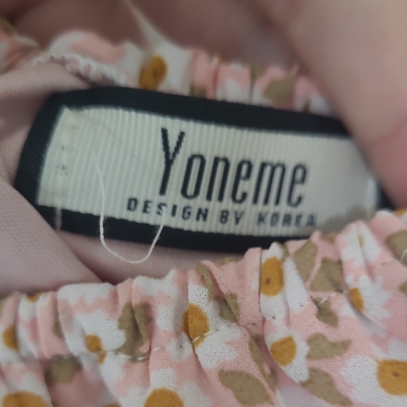 Smocked Square-Neck Pink Floral Midi Dress - Picture 16 of 16